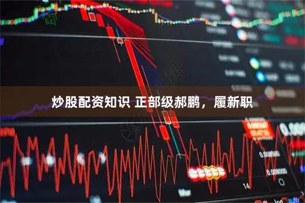 炒股配资知识 正部级郝鹏，履新职